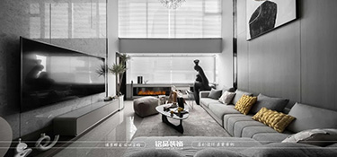 和美獎作品丨綠色環保家裝設計獎，隱于繁華鬧市，錢塘江畔的450㎡現代雅居裝修案例