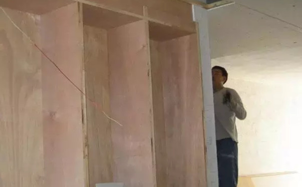 木工裝修施工現場