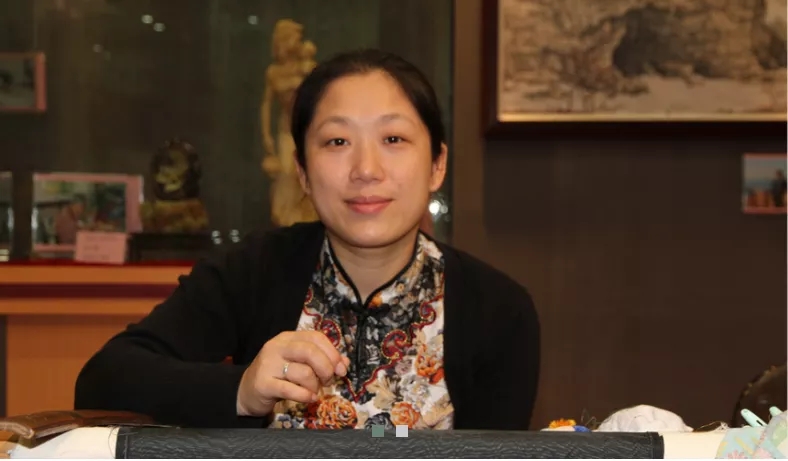 杭繡非物質文化遺產省級傳承人金家虹